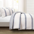 Standard Cotton 460 TC Reversible 3 Piece Duvet Cover Set