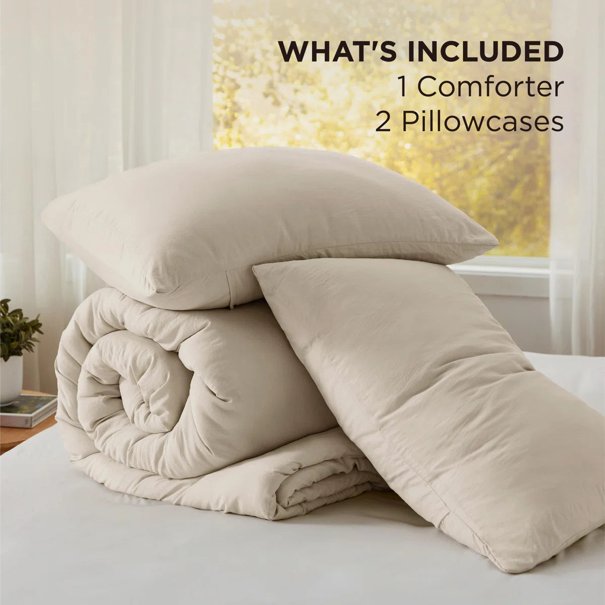 Reversible Prewashed Comforter Set