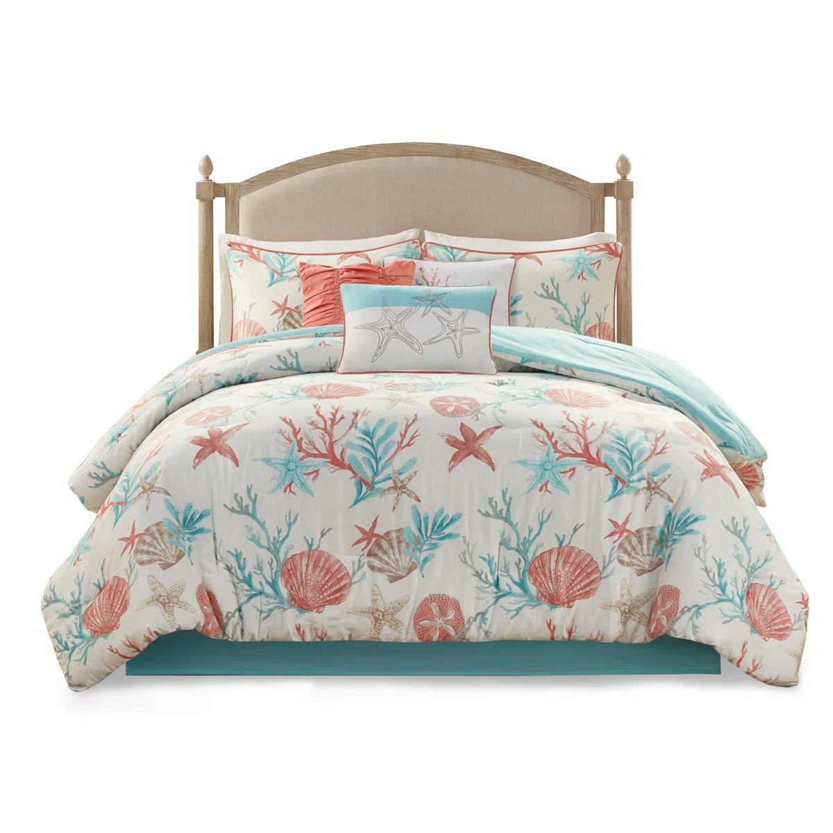 Pebble Beach 7 Piece Cotton Sateen Comforter Set